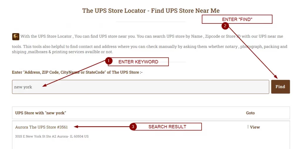 UPS NEAR ME -FIND UPS LOCATIONS