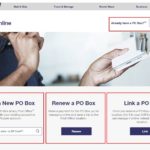 USPS PO BOX Landing Page with Boxes