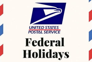 USPS Holidays list