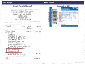 USPS lost tracking number