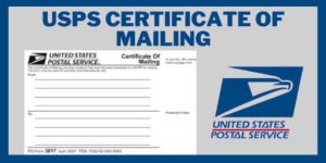 certificate of mailing