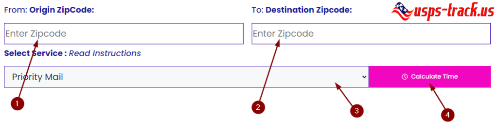 USPS Delivery Time Calculator Estimate Transit Time